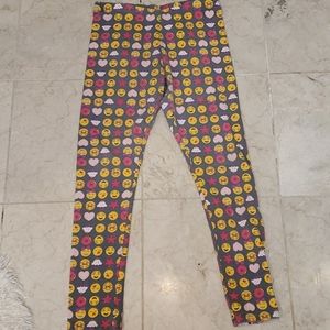 Leggings with emojis